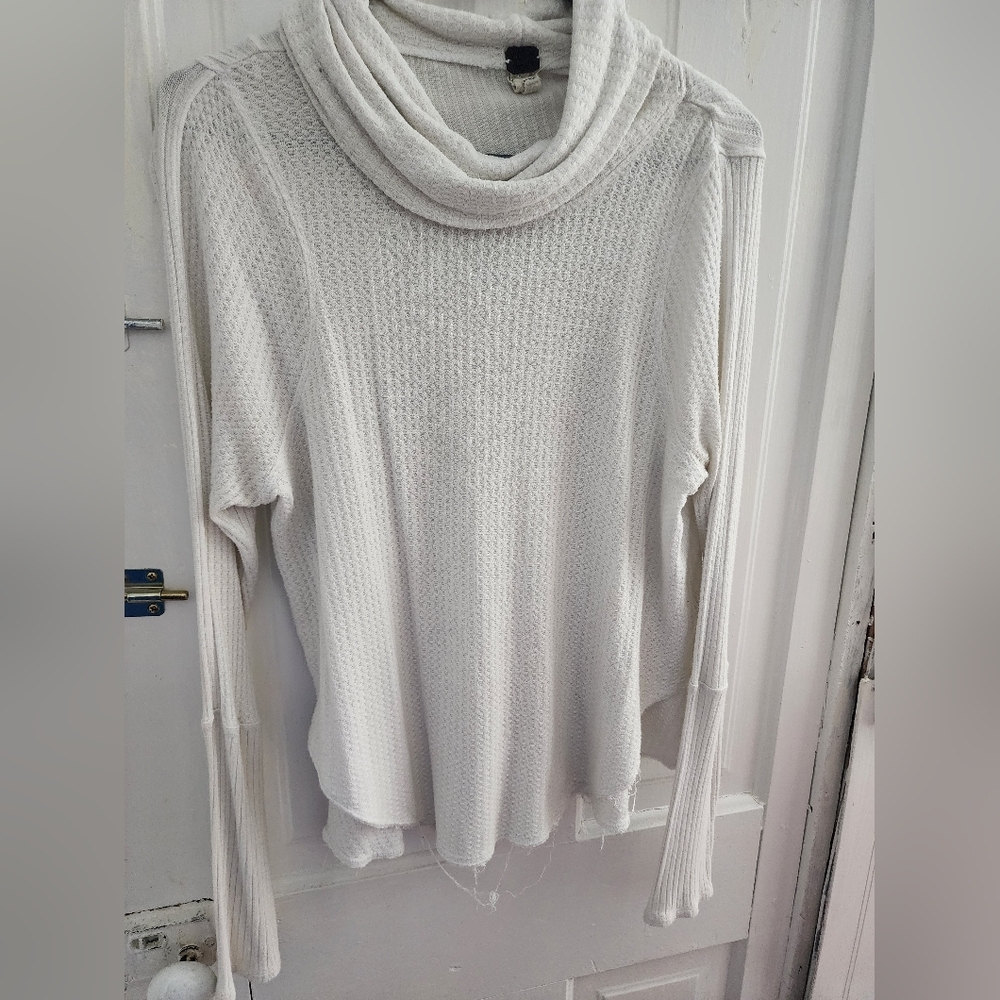 👸 Free People We the People collection thermal cowl neck tunic set of 2 size S - Picture 2 of 16